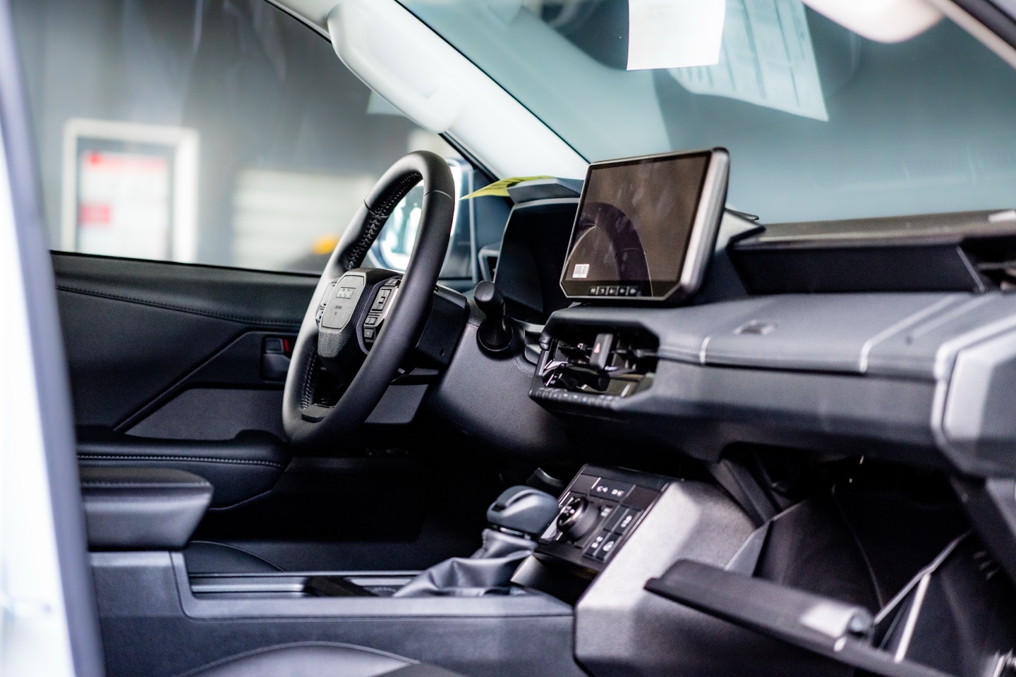 Cabin and dashboard of the Toyota Hilux Conquest