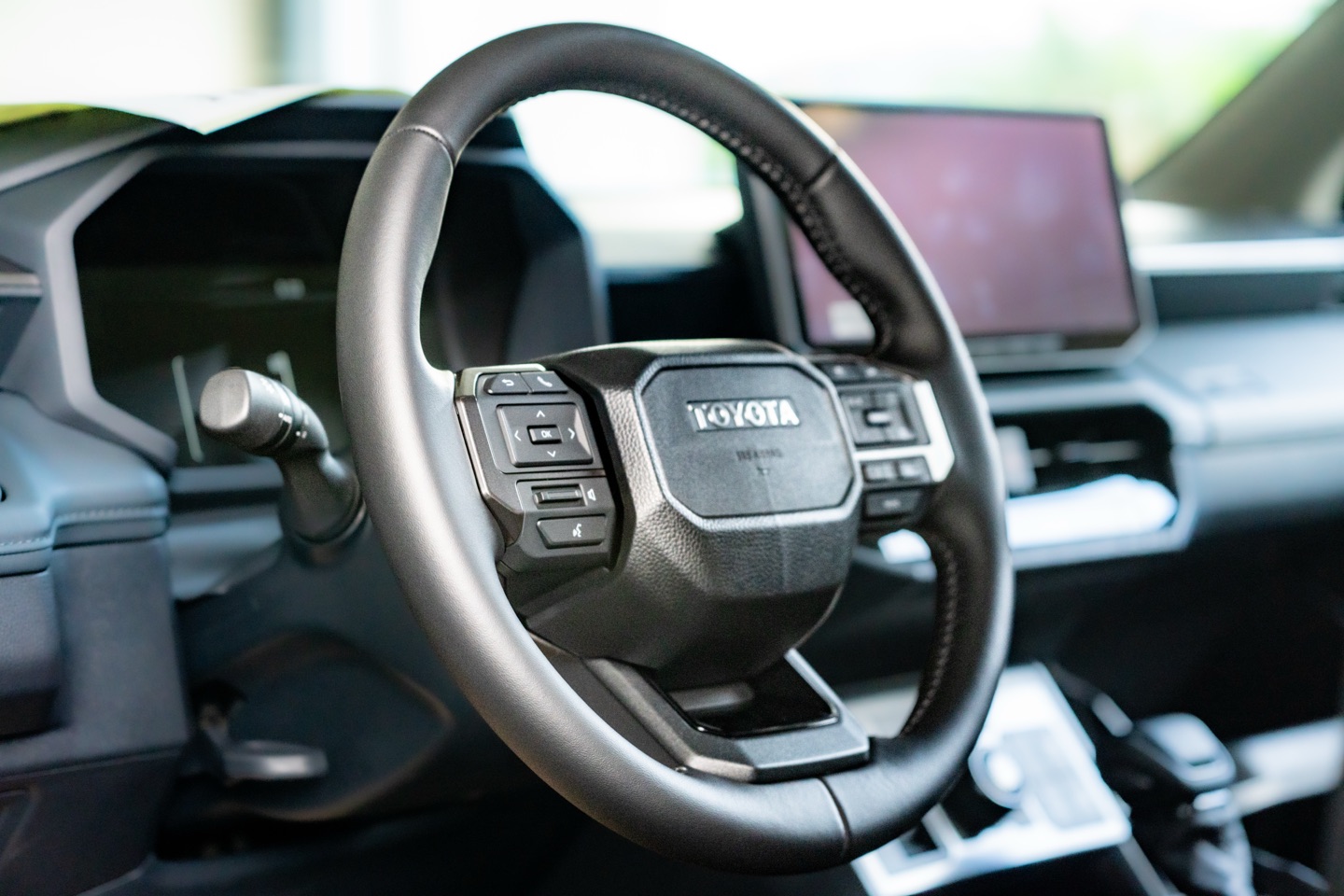 Toyota Hilux steering wheel and dashboard interior